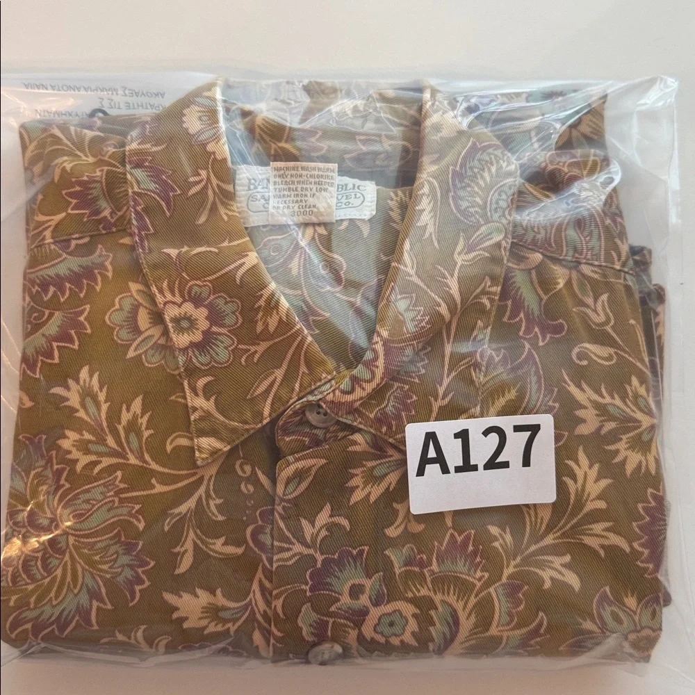 Vintage Banana Republic Printed Shirt M